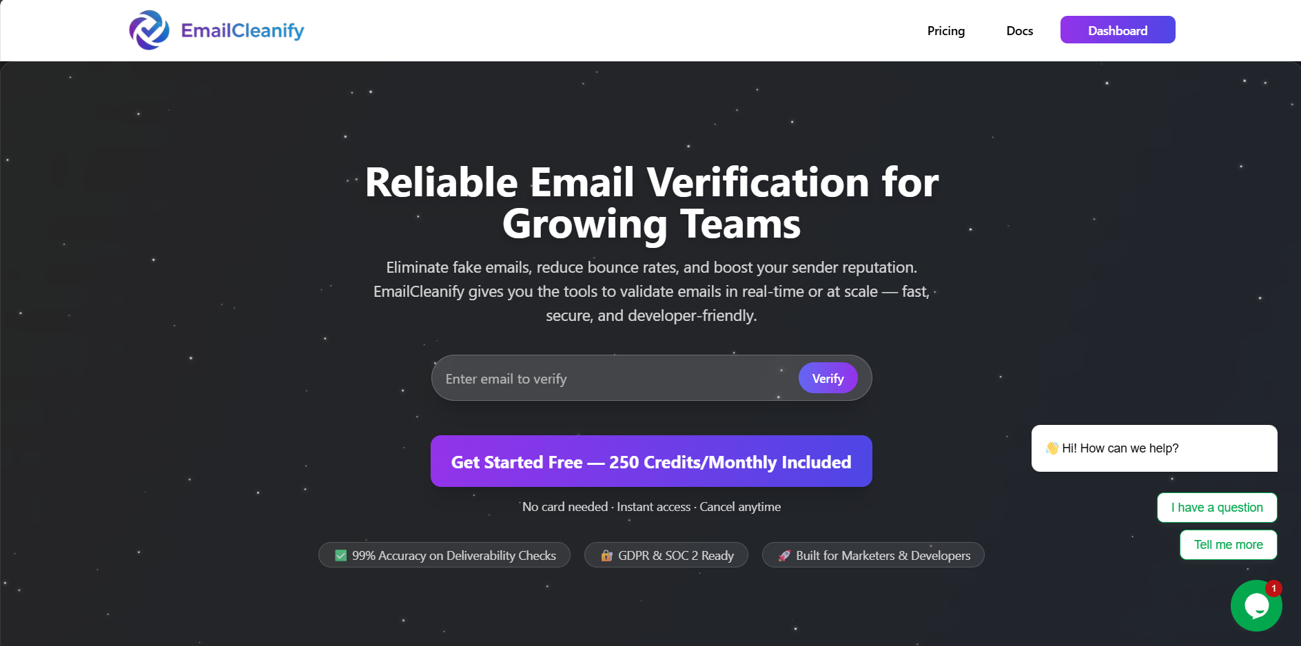 Emmail Cleanify Service